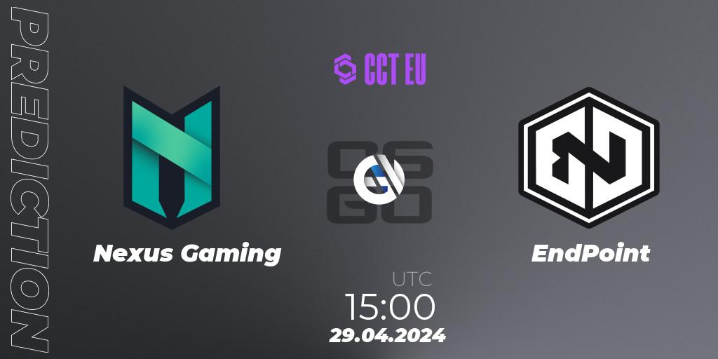 Nexus Gaming - EndPoint: прогноз. 29.04.2024 at 16:15, Counter-Strike (CS2), CCT Season 2 Europe Series 2 