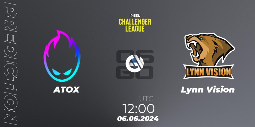 ATOX - Lynn Vision: прогноз. 06.06.2024 at 12:00, Counter-Strike (CS2), ESL Challenger League Season 47: Asia