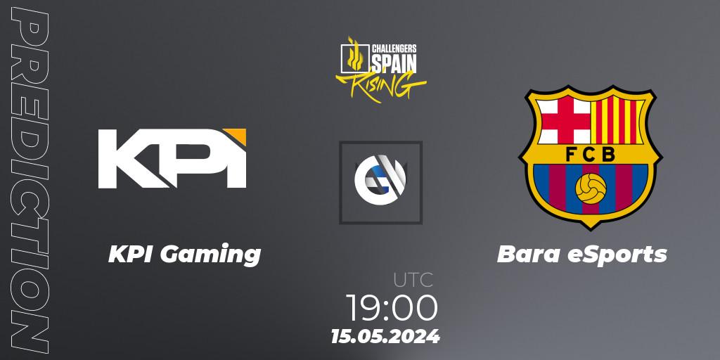 KPI Gaming - Barça eSports: прогноз. 15.05.2024 at 19:00, VALORANT, VALORANT Challengers 2024 Spain: Rising Split 2