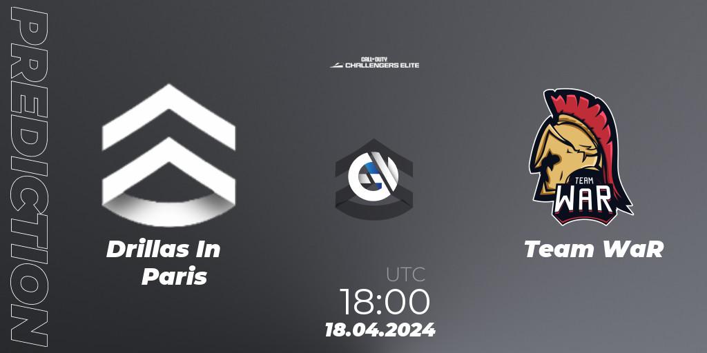 Drillas In Paris - Team WaR: прогноз. 18.04.2024 at 18:00, Call of Duty, Call of Duty Challengers 2024 - Elite 2: EU