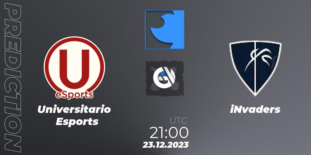 Universitario Esports - iNvaders: прогноз. 23.12.2023 at 21:00, Dota 2, FastInvitational DotaPRO Season 2
