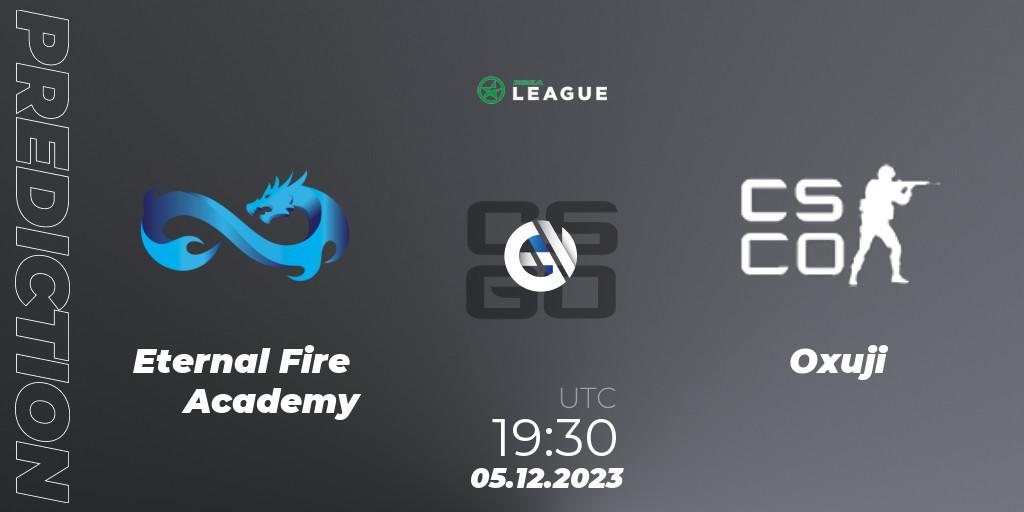 Eternal Fire Academy - Oxuji: прогноз. 05.12.2023 at 19:30, Counter-Strike (CS2), ESEA Season 47: Main Division - Europe