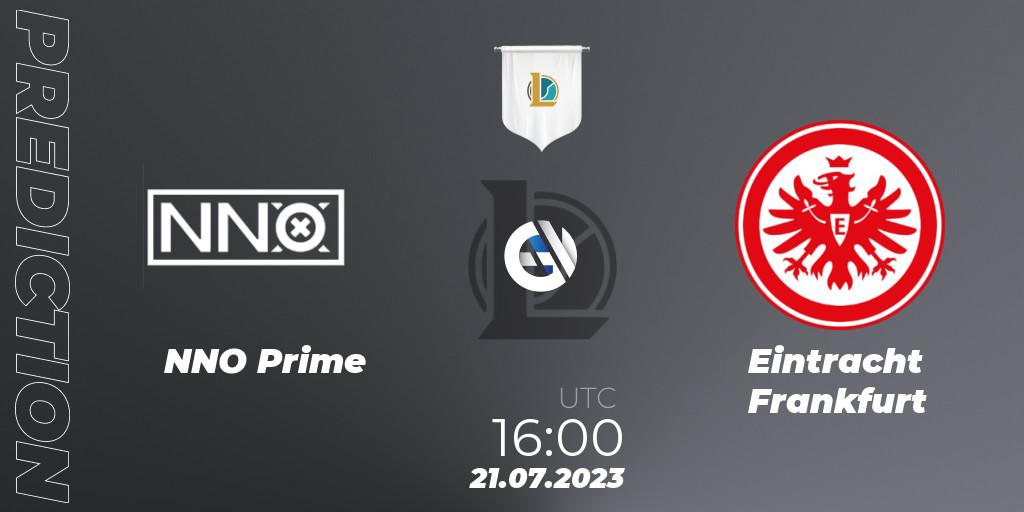 NNO Prime - Eintracht Frankfurt: прогноз. 21.07.2023 at 16:00, LoL, Prime League Summer 2023 - Group Stage