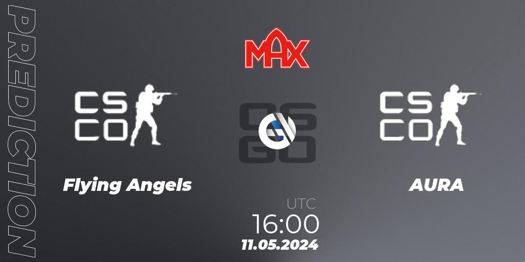 Flying Angels - AURA: прогноз. 11.05.2024 at 16:00, Counter-Strike (CS2), MAX Skills Tournament