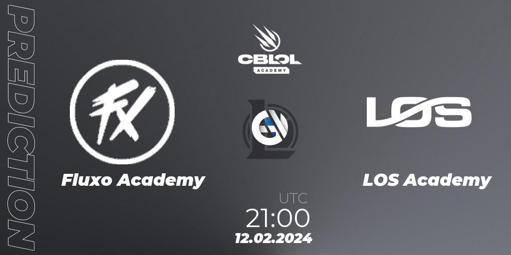 Fluxo Academy - LOS Academy: прогноз. 12.02.2024 at 22:00, LoL, CBLOL Academy Split 1 2024