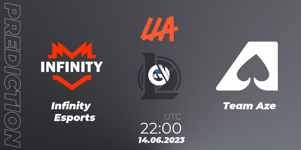 Infinity Esports - Team Aze: прогноз. 14.06.23, LoL, LLA Closing 2023 - Group Stage