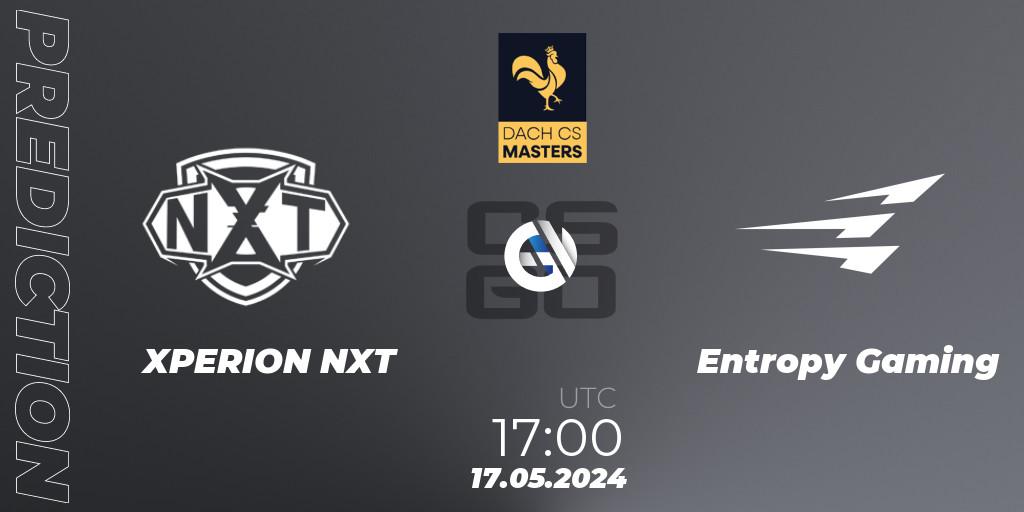 XPERION NXT - Entropy Gaming: прогноз. 17.05.2024 at 17:00, Counter-Strike (CS2), DACH CS Masters Season 1: Division 2
