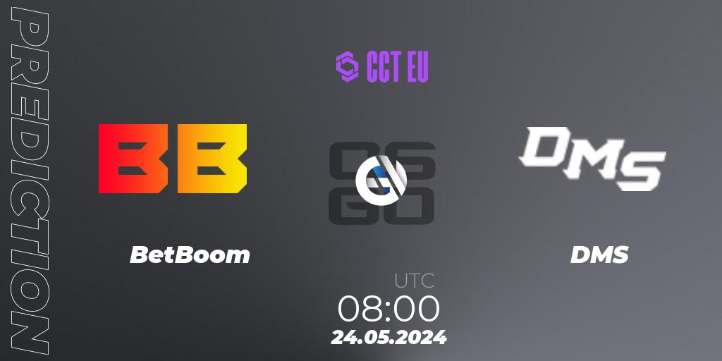 BetBoom - DMS: прогноз. 24.05.2024 at 08:00, Counter-Strike (CS2), CCT Season 2 European Series #3