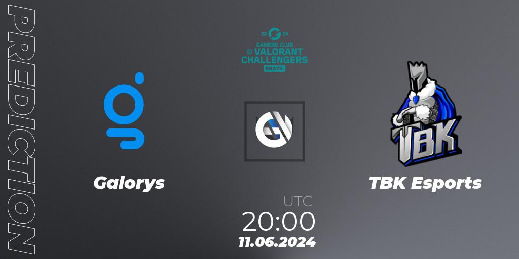 Galorys - TBK Esports: прогноз. 11.06.2024 at 20:00, VALORANT, VALORANT Challengers 2024 Brazil: Split 2