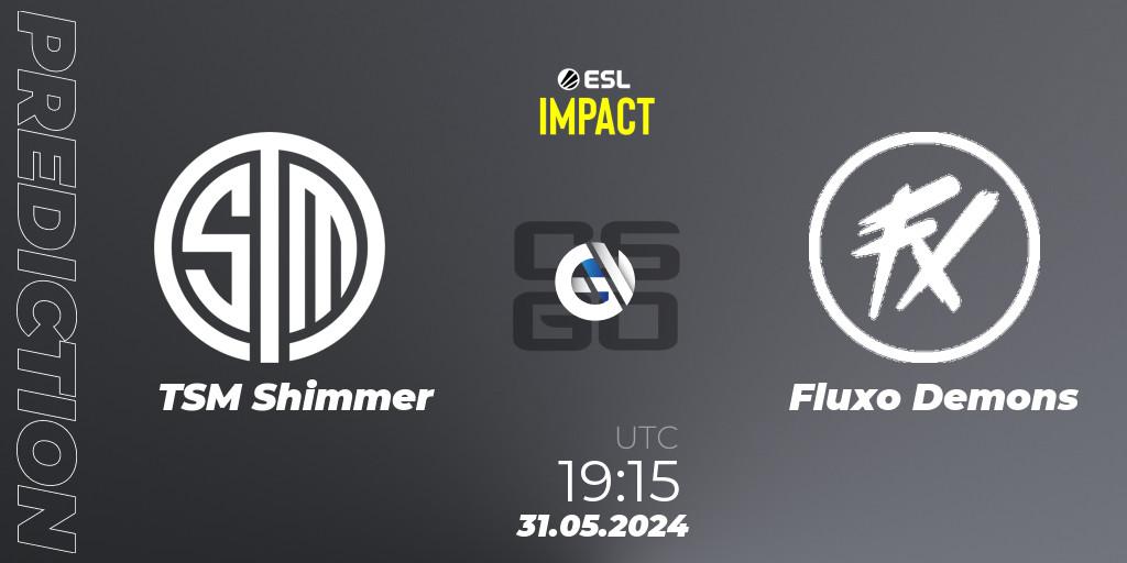 TSM Shimmer - Fluxo Demons: прогноз. 31.05.2024 at 19:45, Counter-Strike (CS2), ESL Impact League Season 5 Finals