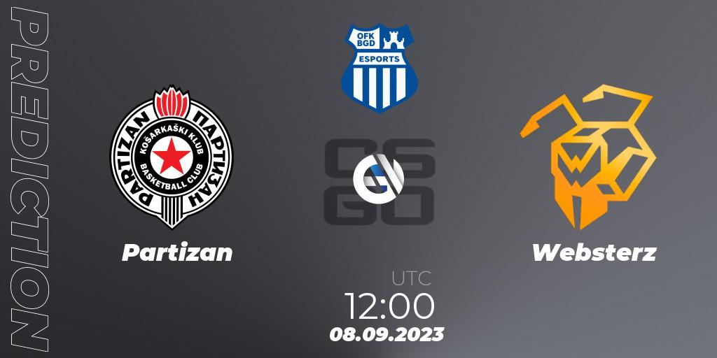 Partizan - Websterz: прогноз. 08.09.23, CS2 (CS:GO), OFK BGD Esports Series #1