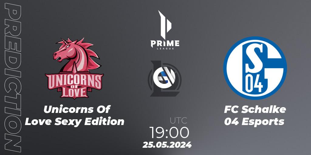 Unicorns Of Love Sexy Edition - FC Schalke 04 Esports: прогноз. 25.05.2024 at 19:00, LoL, Prime League Summer 2024