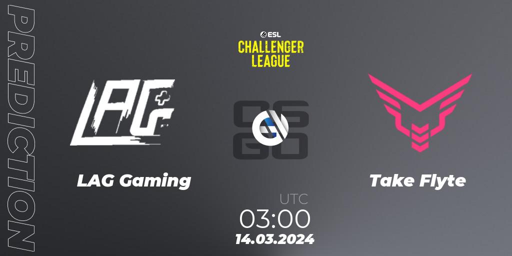 LAG Gaming - Take Flyte: прогноз. 21.03.24, CS2 (CS:GO), ESL Challenger League Season 47: North America