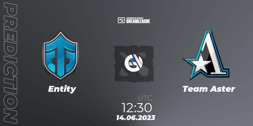 Entity - Team Aster: прогноз. 14.06.2023 at 13:25, Dota 2, DreamLeague Season 20 - Group Stage 1
