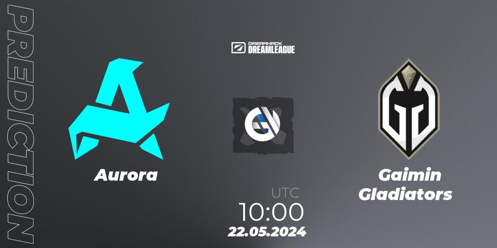 Aurora - Gaimin Gladiators: прогноз. 22.05.2024 at 10:00, Dota 2, DreamLeague Season 23