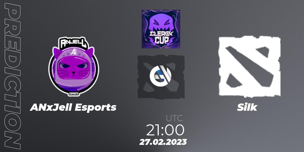 ANxJell Esports - Silk: прогноз. 27.02.2023 at 21:15, Dota 2, Clergy Cup