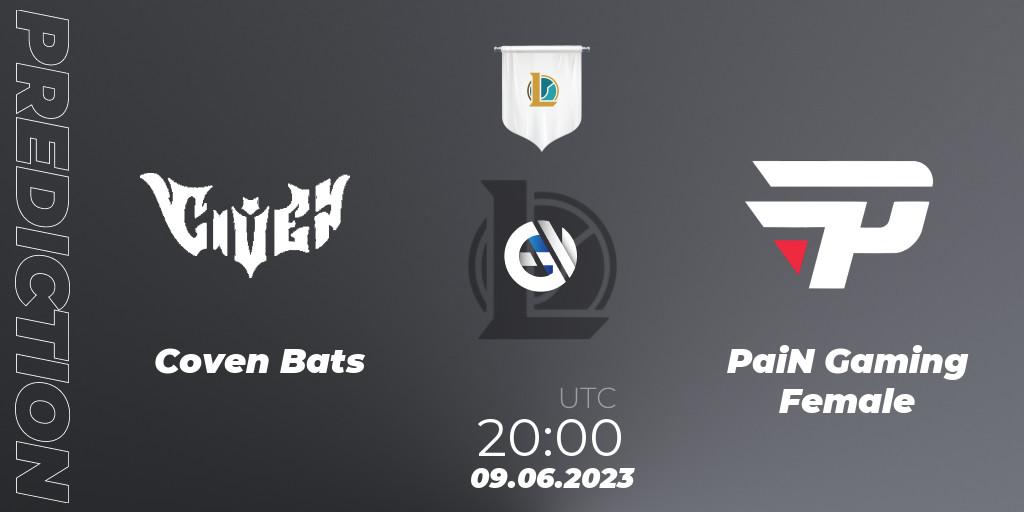 Coven Bats - PaiN Gaming Female: прогноз. 09.06.23, LoL, Ignis Cup 2023 Playoffs