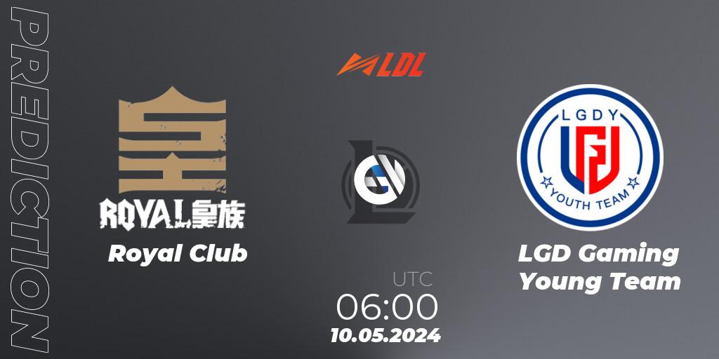 Royal Club - LGD Gaming Young Team: прогноз. 10.05.2024 at 06:00, LoL, LDL 2024 - Stage 2