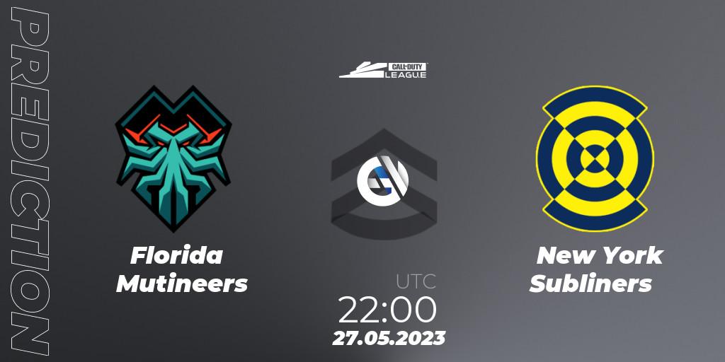 Florida Mutineers - New York Subliners: прогноз. 27.05.2023 at 22:00, Call of Duty, Call of Duty League 2023: Stage 5 Major