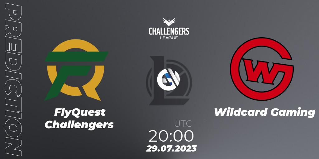 FlyQuest Challengers - Wildcard Gaming: прогноз. 29.07.2023 at 20:00, LoL, North American Challengers League 2023 Summer - Playoffs