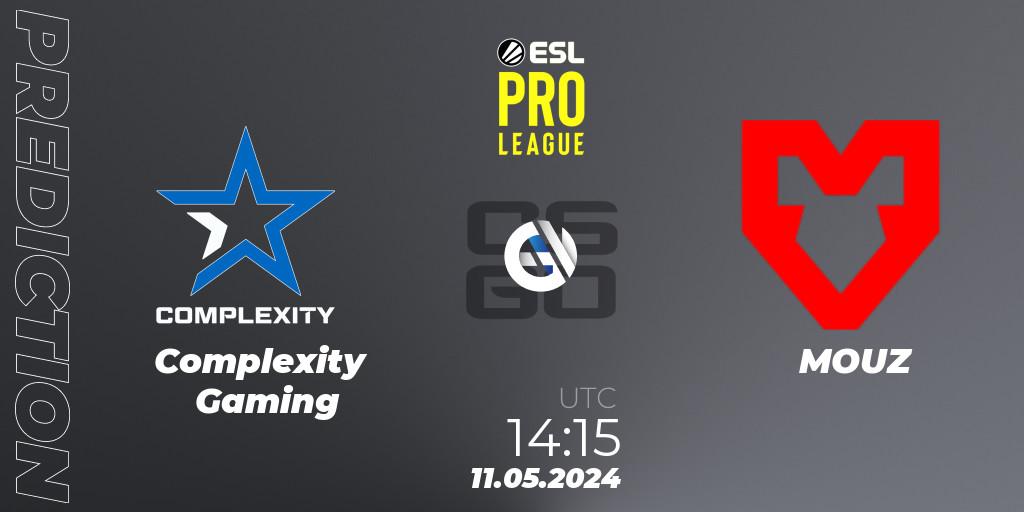 Complexity Gaming - MOUZ: прогноз. 11.05.2024 at 18:15, Counter-Strike (CS2), ESL Pro League Season 19