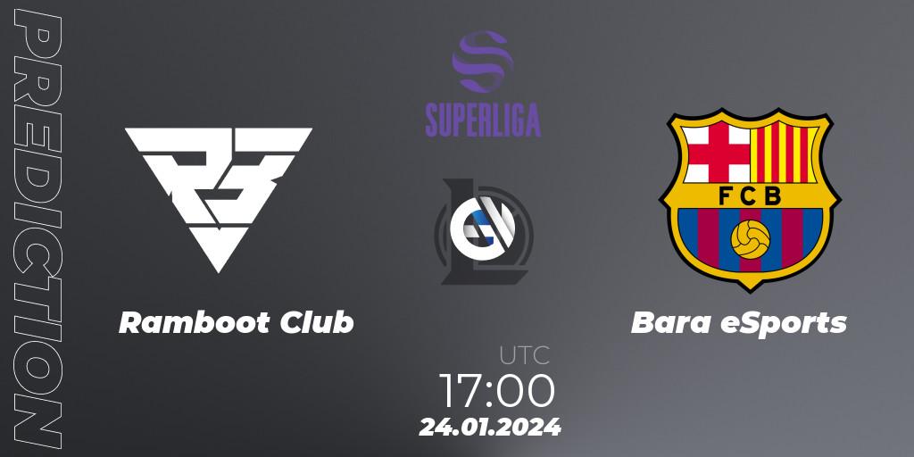 Ramboot Club - Barça eSports: прогноз. 24.01.2024 at 17:00, LoL, Superliga Spring 2024 - Group Stage