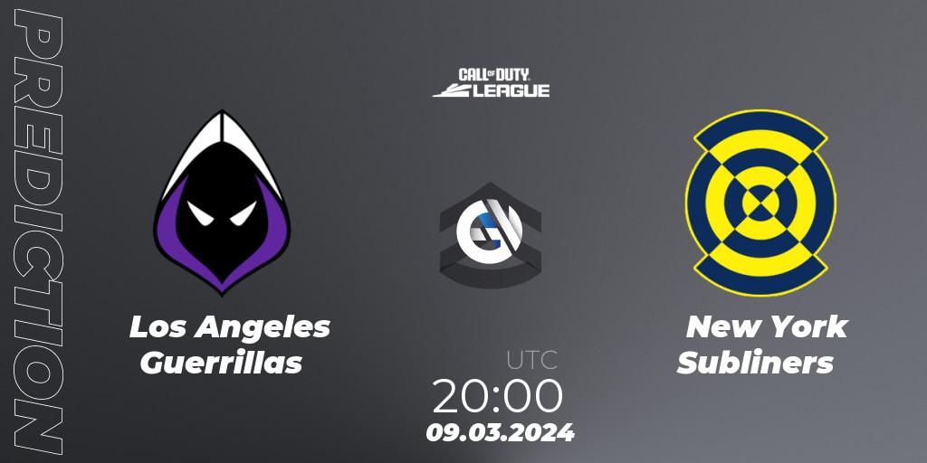 Los Angeles Guerrillas - New York Subliners: прогноз. 09.03.2024 at 20:00, Call of Duty, Call of Duty League 2024: Stage 2 Major Qualifiers