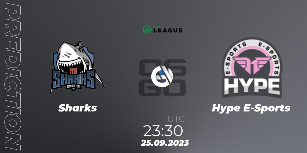 Sharks - Hype E-Sports: прогноз. 27.09.2023 at 16:00, Counter-Strike (CS2), ESEA Season 46: Open Division - South America