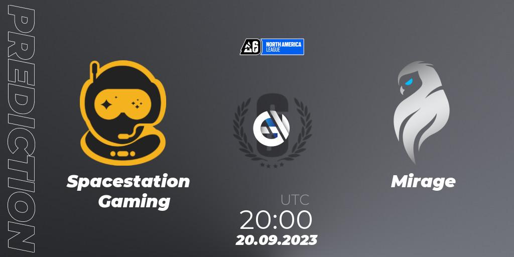 Spacestation Gaming - Mirage: прогноз. 20.09.2023 at 20:00, Rainbow Six, North America League 2023 - Stage 2