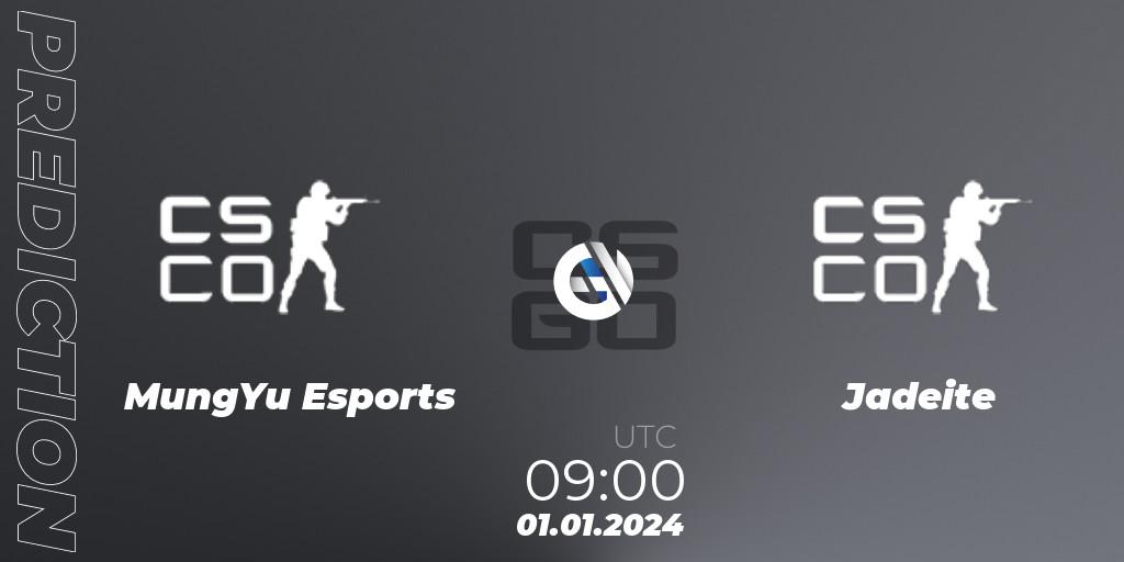 MungYu Esports - Jadeite: прогноз. 01.01.2024 at 09:00, Counter-Strike (CS2), Asian Super League Season 1