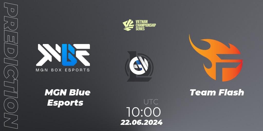 MGN Blue Esports - Team Flash: прогноз. 18.07.2024 at 13:00, LoL, VCS Summer 2024 - Group Stage