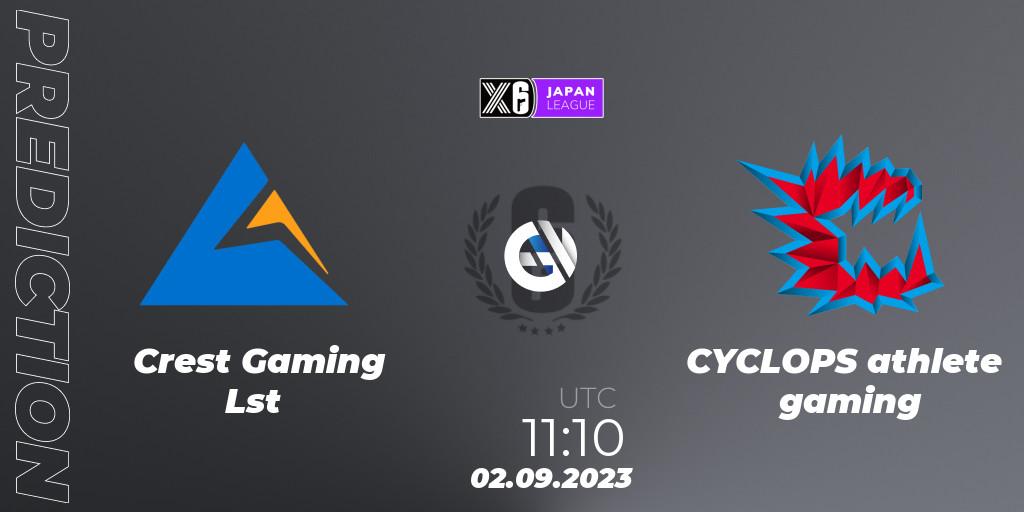 Crest Gaming Lst - CYCLOPS athlete gaming: прогноз. 02.09.23, Rainbow Six, Japan League 2023 - Stage 2