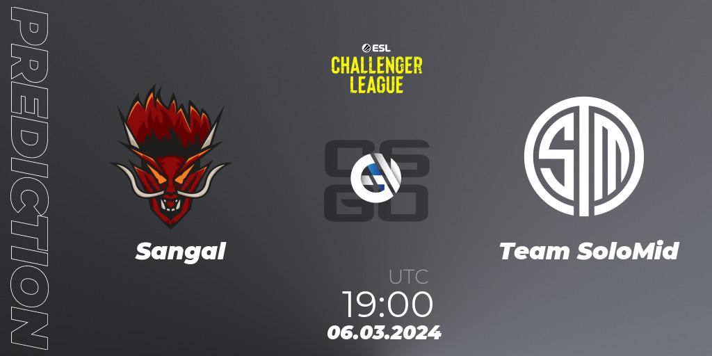 Sangal - Team SoloMid: прогноз. 06.03.24, CS2 (CS:GO), ESL Challenger League Season 47: Europe