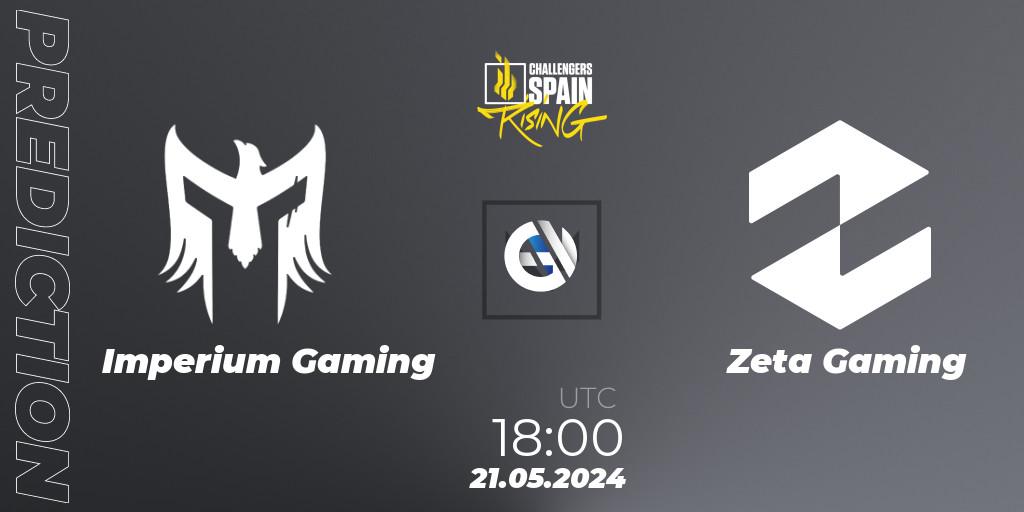 Imperium Gaming - Zeta Gaming: прогноз. 21.05.2024 at 16:00, VALORANT, VALORANT Challengers 2024 Spain: Rising Split 2