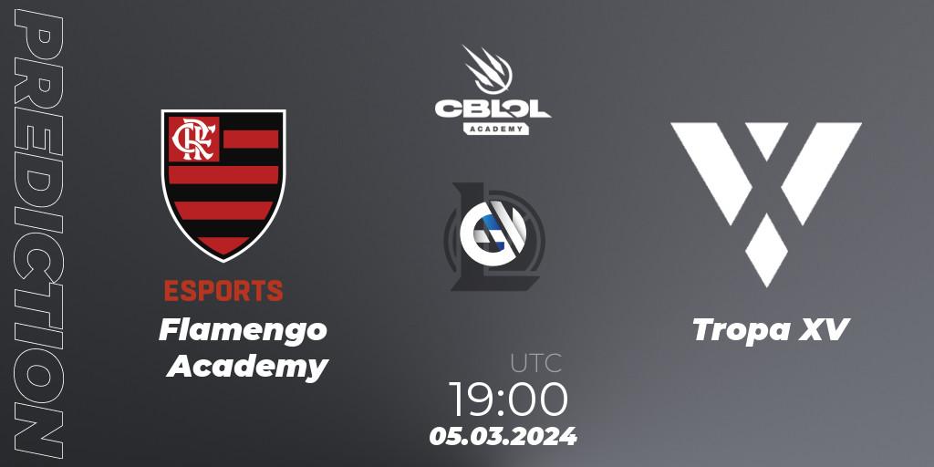 Flamengo Academy - Tropa XV: прогноз. 05.03.2024 at 19:00, LoL, CBLOL Academy Split 1 2024