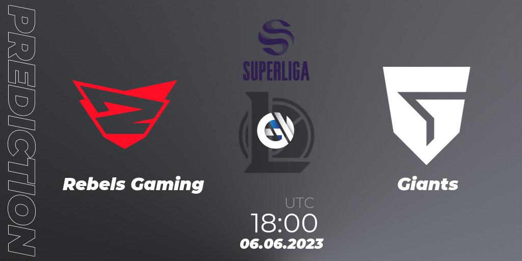 Rebels Gaming - Giants: прогноз. 06.06.23, LoL, Superliga Summer 2023 - Group Stage