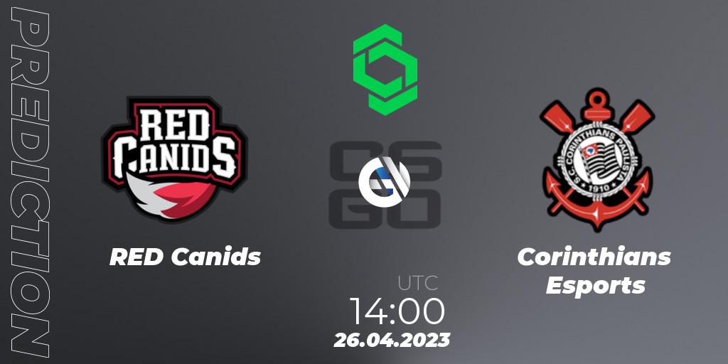 RED Canids - Corinthians Esports: прогноз. 26.04.2023 at 14:00, Counter-Strike (CS2), CCT South America Series #7