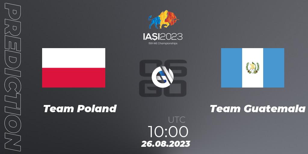 Team Poland - Team Guatemala: прогноз. 26.08.23, CS2 (CS:GO), IESF World Esports Championship 2023