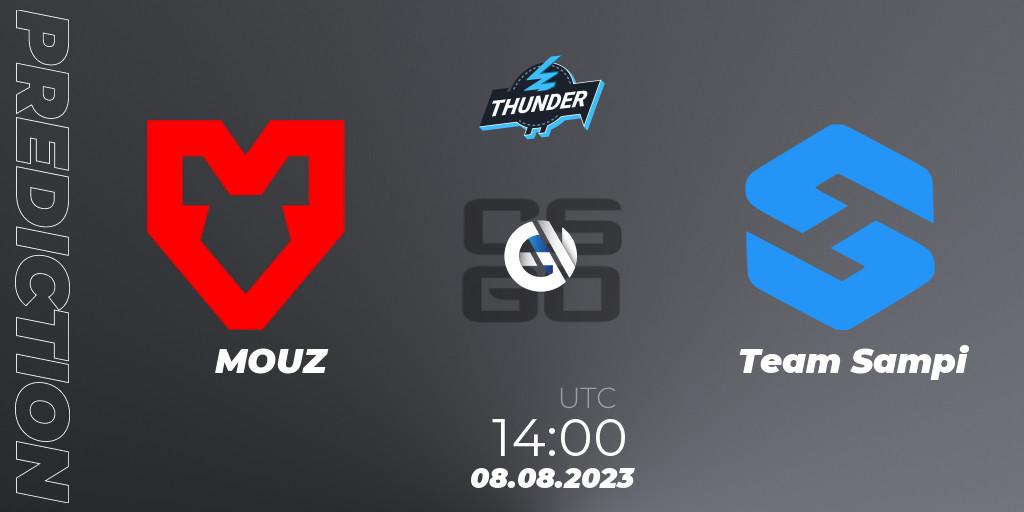 MOUZ - Team Sampi: прогноз. 08.08.2023 at 15:40, Counter-Strike (CS2), Thunderpick World Championship 2023: European Qualifier #1
