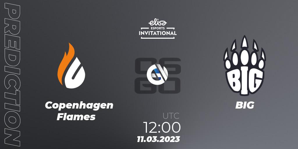 Copenhagen Flames - BIG: прогноз. 11.03.23, CS2 (CS:GO), Elisa Invitational Winter 2023