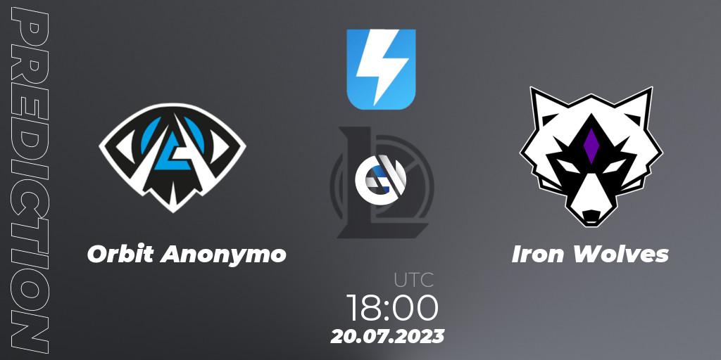 Anonymo Esports - Iron Wolves: прогноз. 20.06.2023 at 18:00, LoL, Ultraliga Season 10 2023 Regular Season