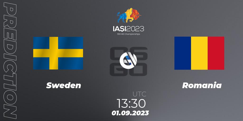 Sweden - Romania: прогноз. 01.09.2023 at 13:45, Counter-Strike (CS2), IESF World Esports Championship 2023