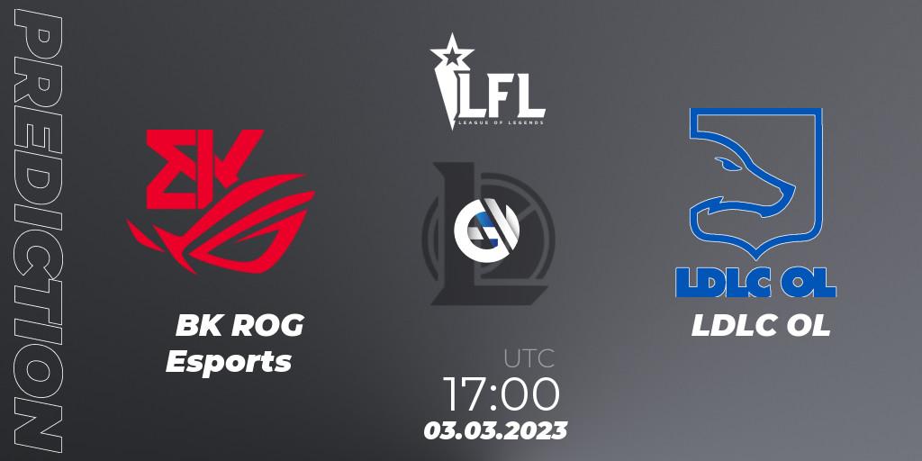 BK ROG Esports - LDLC OL: прогноз. 03.03.2023 at 17:00, LoL, LFL Spring 2023 - Group Stage