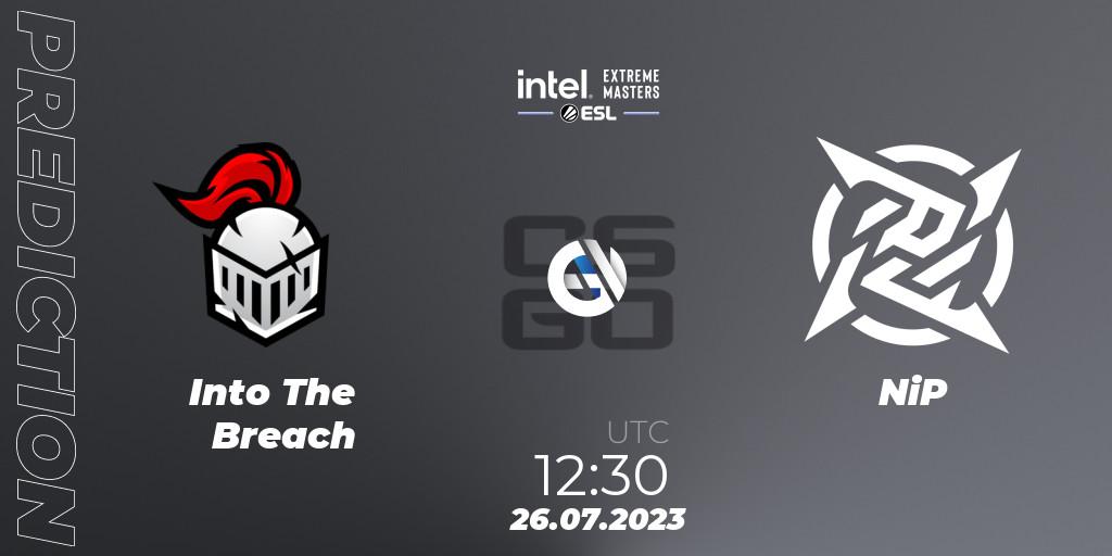 Into The Breach - NiP: прогноз. 26.07.2023 at 12:30, Counter-Strike (CS2), IEM Cologne 2023 - Play-In