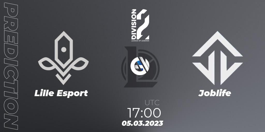 Lille Esport - Joblife: прогноз. 05.03.23, LoL, LFL Division 2 Spring 2023 - Group Stage