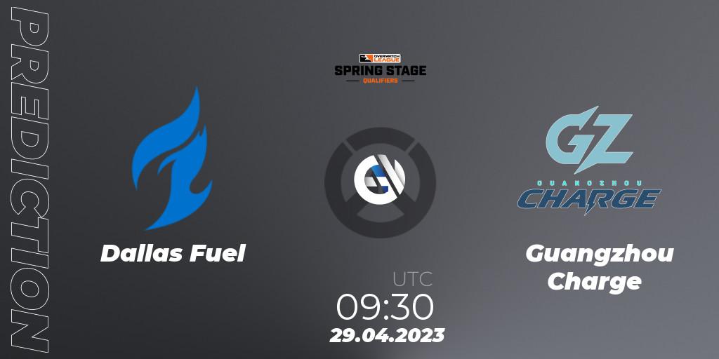 Dallas Fuel - Guangzhou Charge: прогноз. 29.04.23, Overwatch, OWL Stage Qualifiers Spring 2023 West
