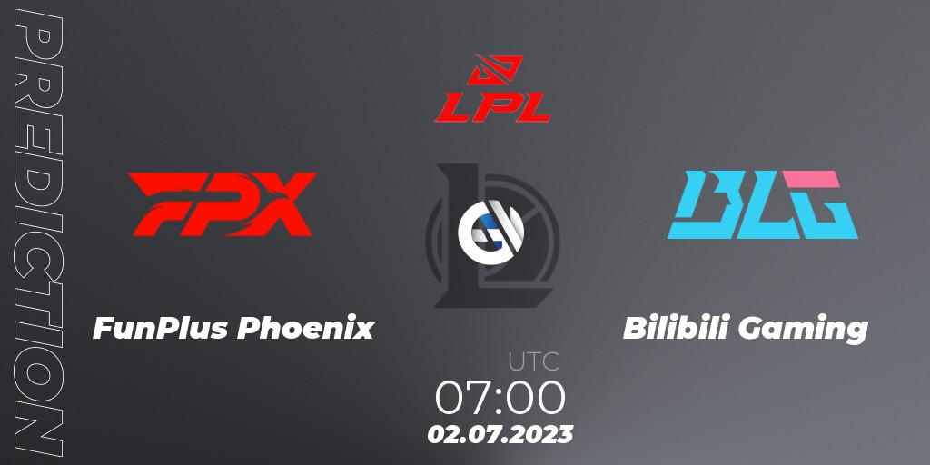 FunPlus Phoenix - Bilibili Gaming: прогноз. 02.07.23, LoL, LPL Summer 2023 Regular Season