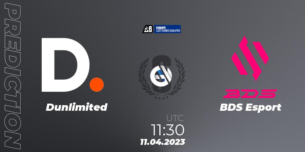 Dunlimited - BDS Esport: прогноз. 11.04.23, Rainbow Six, Europe League 2023 - Stage 1 - Last Chance Qualifiers