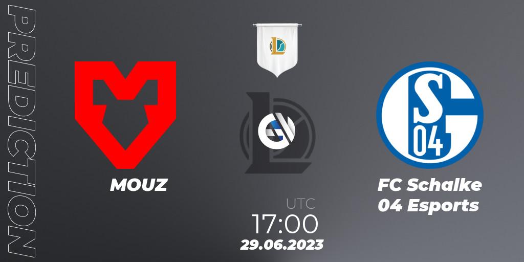 MOUZ - FC Schalke 04 Esports: прогноз. 29.06.23, LoL, Prime League Summer 2023 - Group Stage