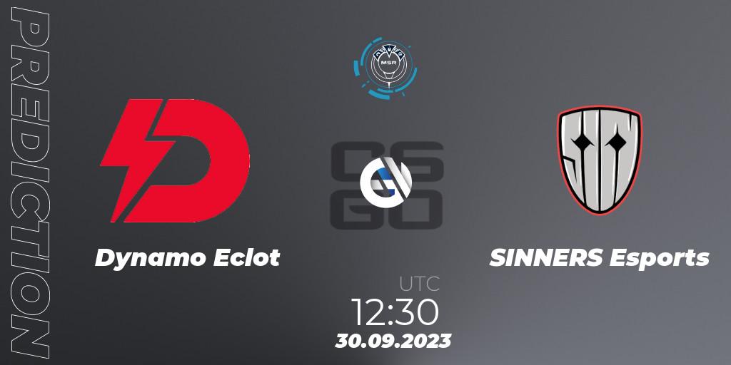 Dynamo Eclot - SINNERS Esports: прогноз. 30.09.2023 at 14:35, Counter-Strike (CS2), Slovak National Championship 2023